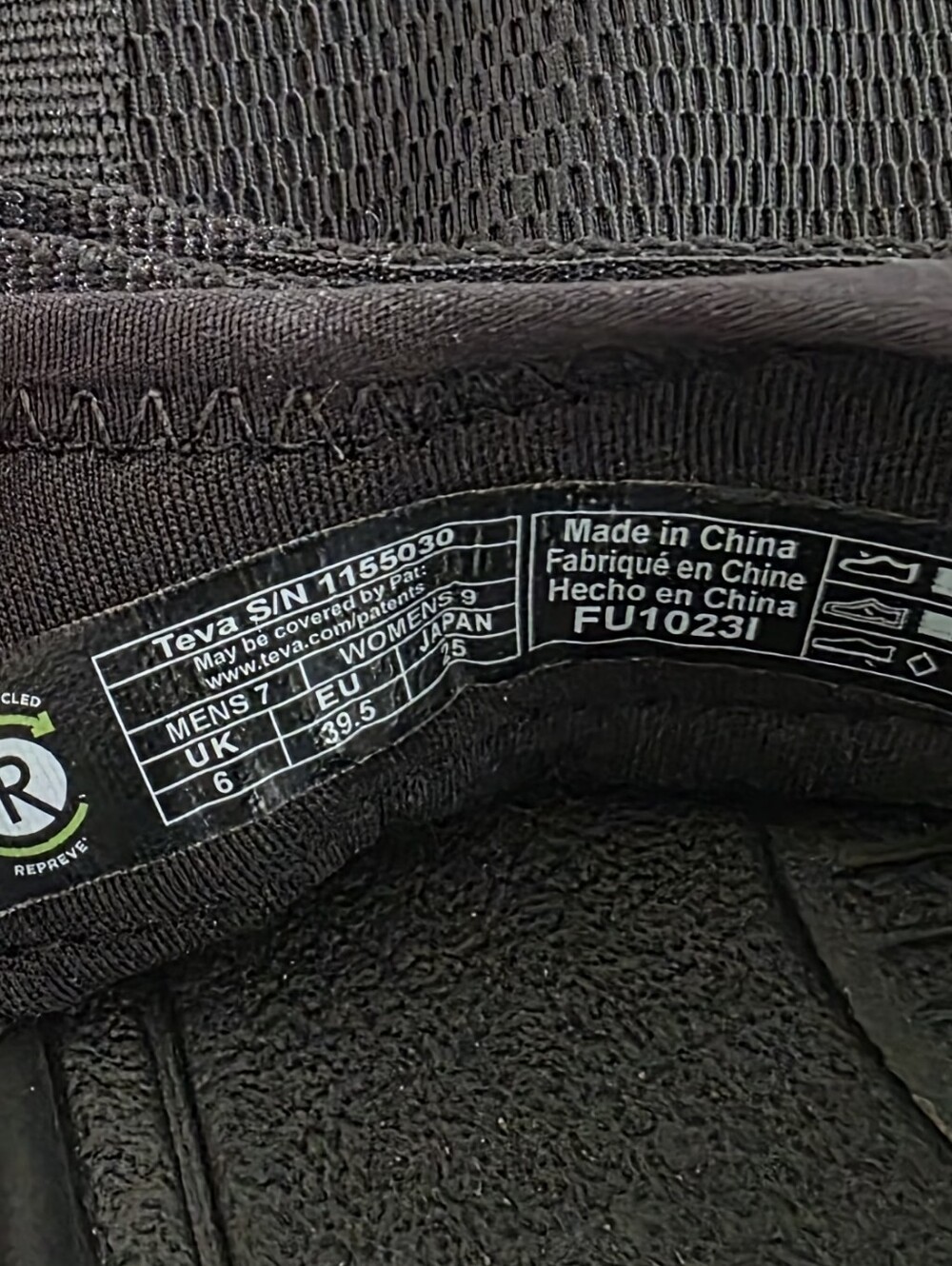 Teva Black Hurricane Ampsole Volt Platform Sport Size 9 - Picture 6 of 6